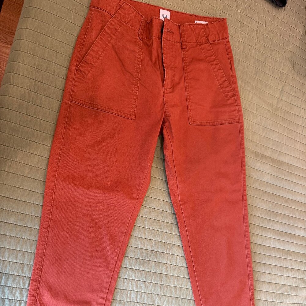 Gap Women's Girlfriend Khaki Rust/Orange color Size 0